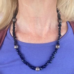 Black and Silver Necklace